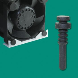 GSRDM-20K - Remache de fijación rápida antivibración para ventiladores | Gecko Fastener GmbH 2
