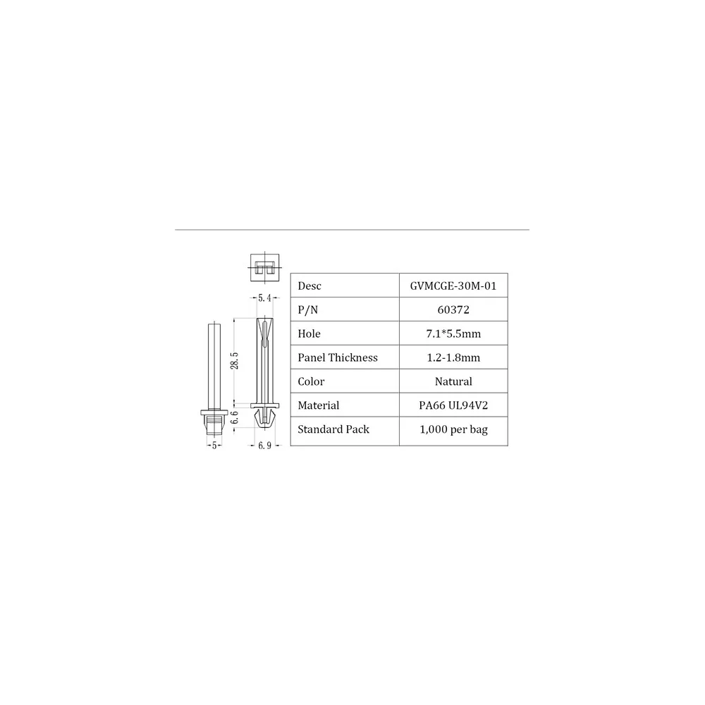 GVMCGE / VMCGE | Vertikale Leiterplattenführung | Gecko Fastener GmbH ✓