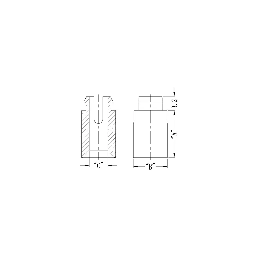 GSSRS4 / SSRS4 / Spacer roller with countersink for M3 | Gecko Fastener GmbH