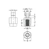 Metric Threaded Circuit Board Support
