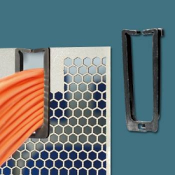 GDSC-12NT - Edge Saddle, Square Shaped | Gecko Fastener GmbH 2