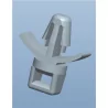 GCTM-3-66 - Cable tie holder with expanding anchor-locking