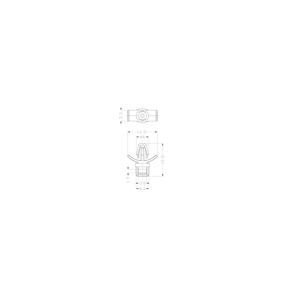 GCTM-3 | Kabelbinderhouder voor printplaten | Gecko Fastener GmbH