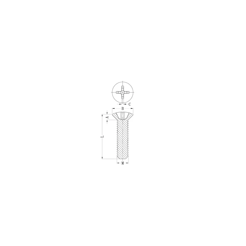 GCSOHSC-7047 | Vis plastique cruciforme | Gecko Fastener GmbH