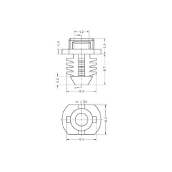 GCTM-15 / FTH-15 | Inpersbare bundelbandhouder | Gecko Fastener GmbH 2