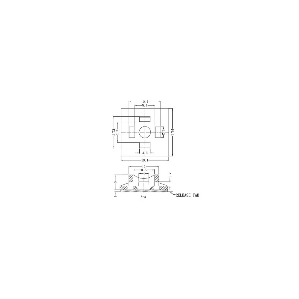 GFTH-5 / FTH-5-01 | Soporte para cables planos / base de montaje