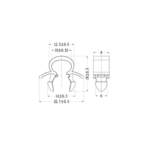 GY-285 | Clip per cavo | Gecko Fastener GmbH