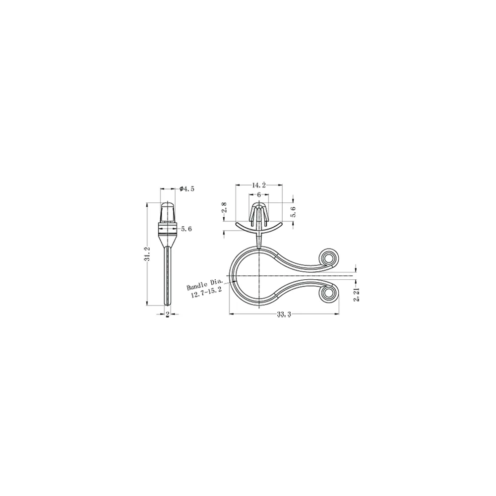 GSKLO / SKLO / Trivella per cavi - Apertura laterale | Gecko Fastener GmbH