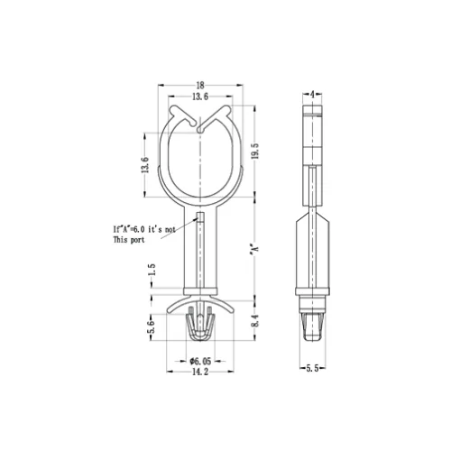 GSHK / SHK | Abstandsclip für Kabelstränge | Gecko Fastener GmbH