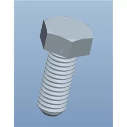 GHHS-4017-M5 | Plastic screw metric hexagon | Gecko Fastener GmbH