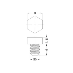 GHHS-4017-M5 | Vite in plastica ad esagono metrico | Gecko Fastener GmbH 2