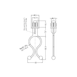 GSOTL3-60 / STL-3-600 / Kabeldriller Blindlochmontage | Americom 2