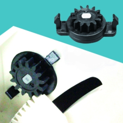 GPG-8LS - Amortisseur rotatif bidirectionnel en plastique à fixation par encliquetage | Gecko... 2