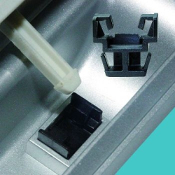 GDLB-4A - Snap Fit Plastic Push Latch | Gecko Fastener GmbH 2