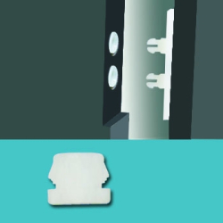 GDL-10H - Kunststof kliksluiting | Gecko Fastener GmbH 2