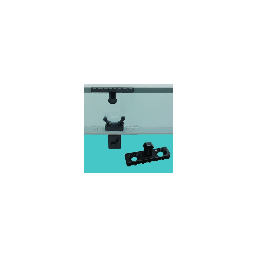 GDL-03C - Plastic Centre Lock Push Latch | Gecko Fastener GmbH