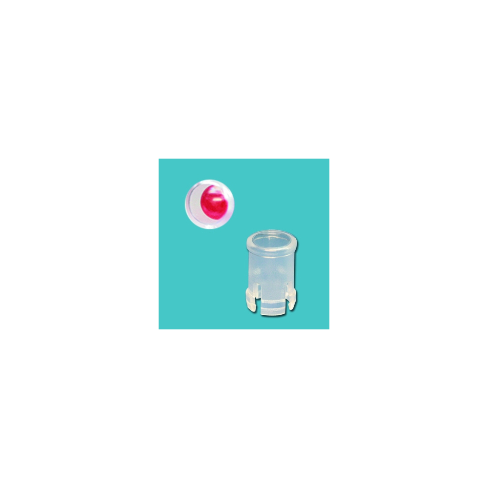 GEDK-1C - Clear LED Cap - Round | Gecko Fastener GmbH