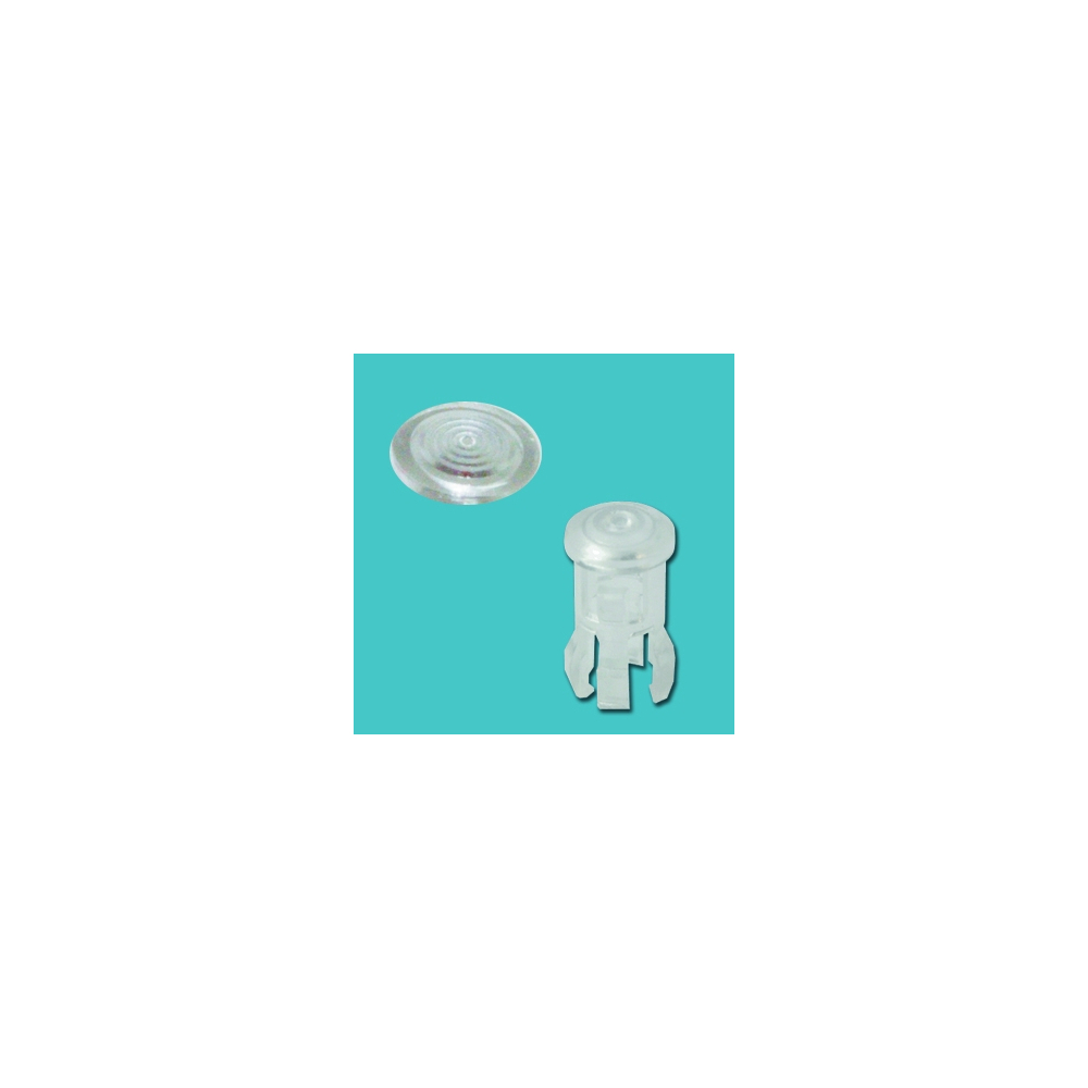GEDK-3F - Capuchon LED transparent - Rond | Gecko Fastener GmbH
