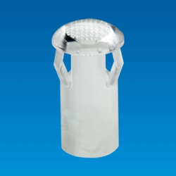GEDN-05 - Cappuccio trasparente per LED - Rotondo | Gecko Fastener GmbH