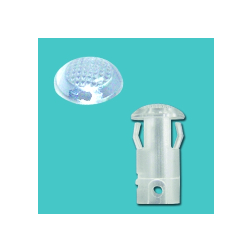 GEDN-05 - Cappuccio trasparente per LED - Rotondo | Gecko Fastener GmbH