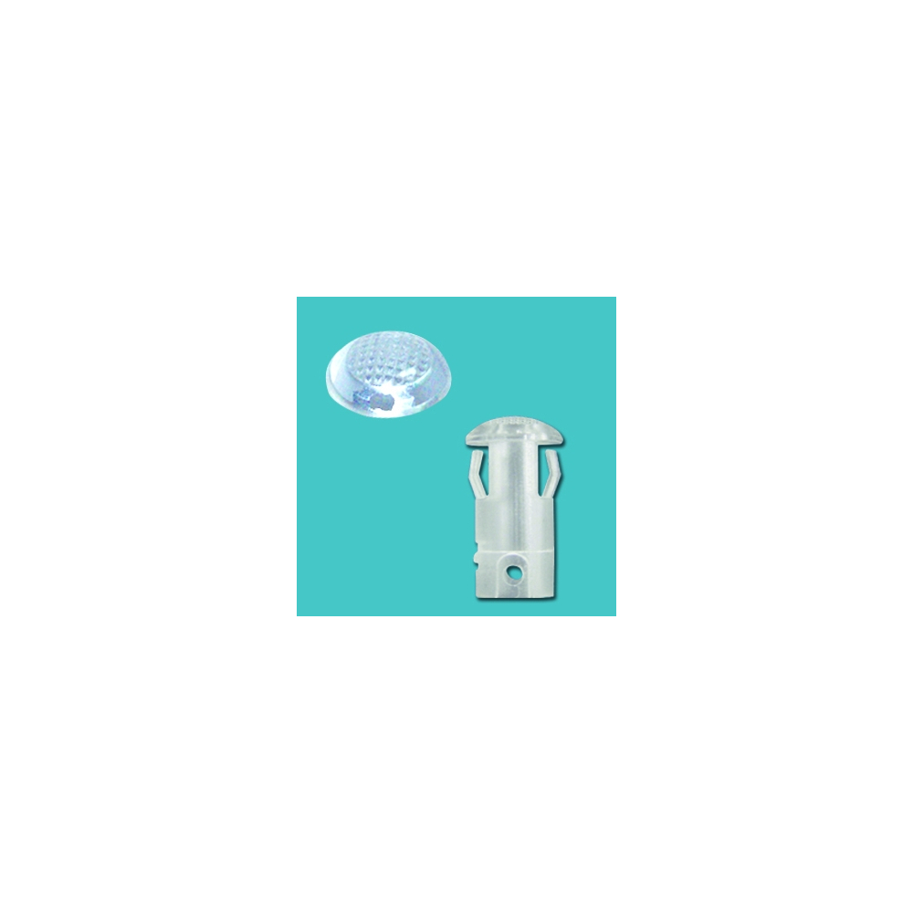 GEDN-05 - Clear LED Cap - Round | Gecko Fastener GmbH