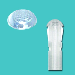 GEDN-5C - Clear LED Cap - Round | Gecko Fastener GmbH 2