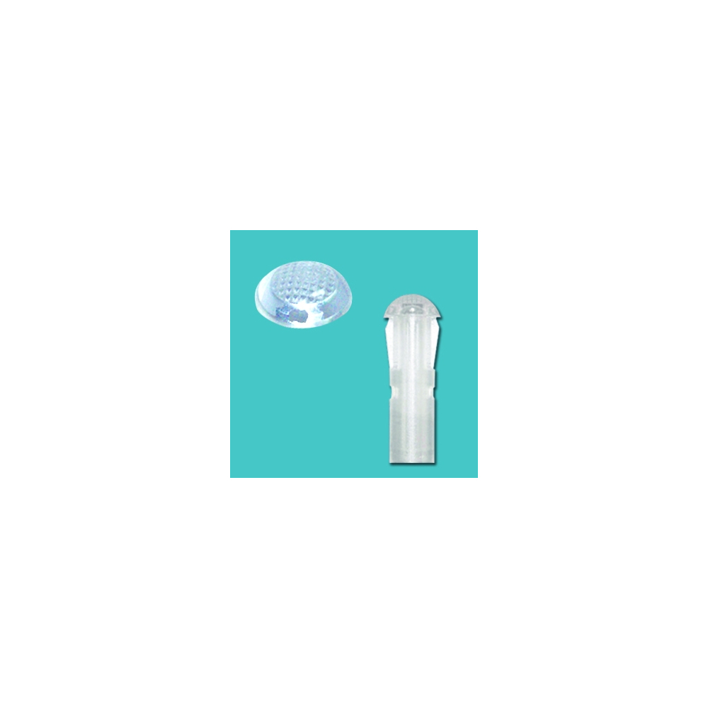 GEDN-5C - Clear LED Cap - Round | Gecko Fastener GmbH