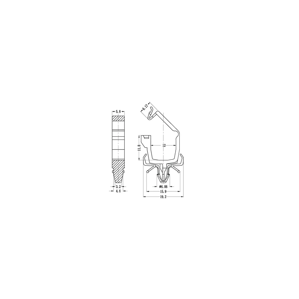 GSLWS-01 | Afsluitbare kabelhouder | Gecko Fastener GmbH