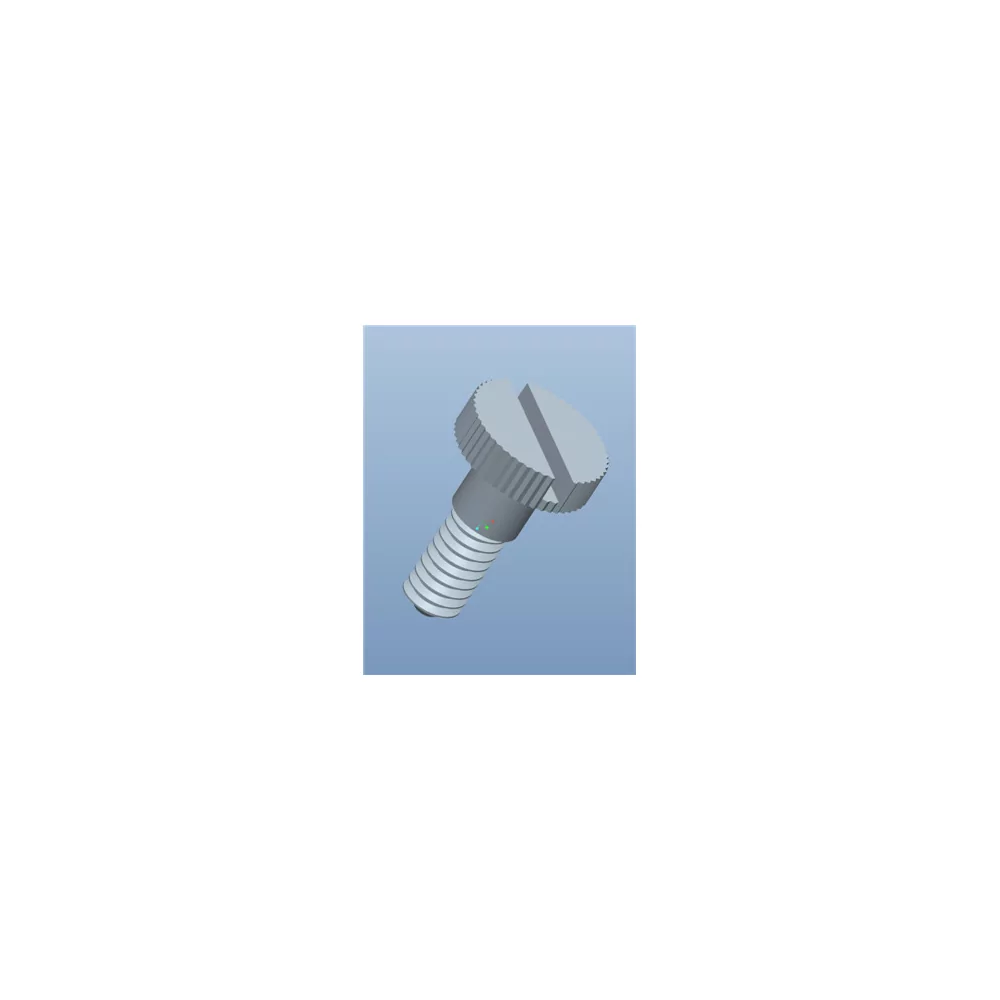 GTSHS | Tornillo moleteado con ranura de plástico | Gecko Fastener GmbH
