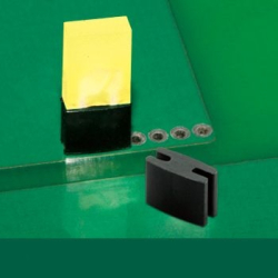 GEDH-04 - 2-pin square LED holder | Gecko Fastener GmbH 2