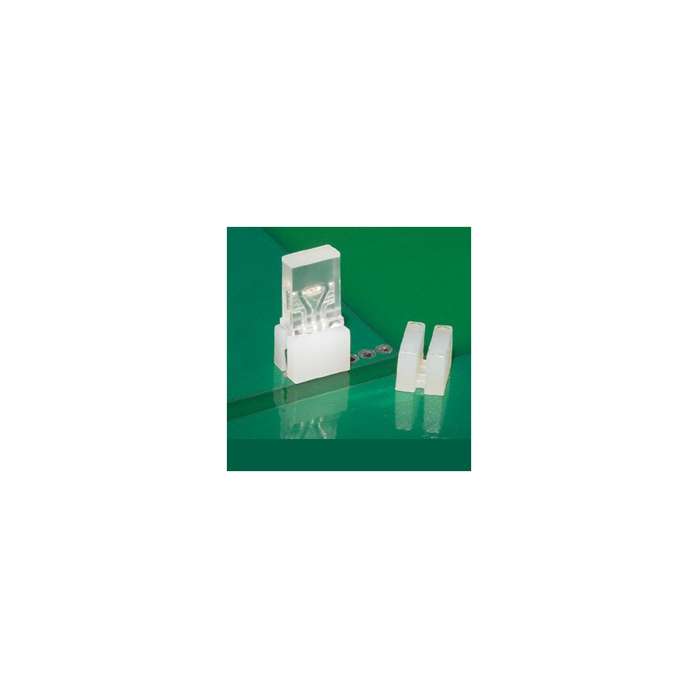 GLED-3x3 - Supporto per LED quadrati a 3 pin | Gecko Fastener GmbH