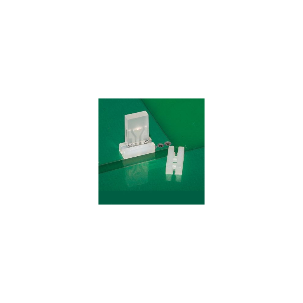 GQLE-02 – 3-pin square LED holder | Gecko Fastener GmbH