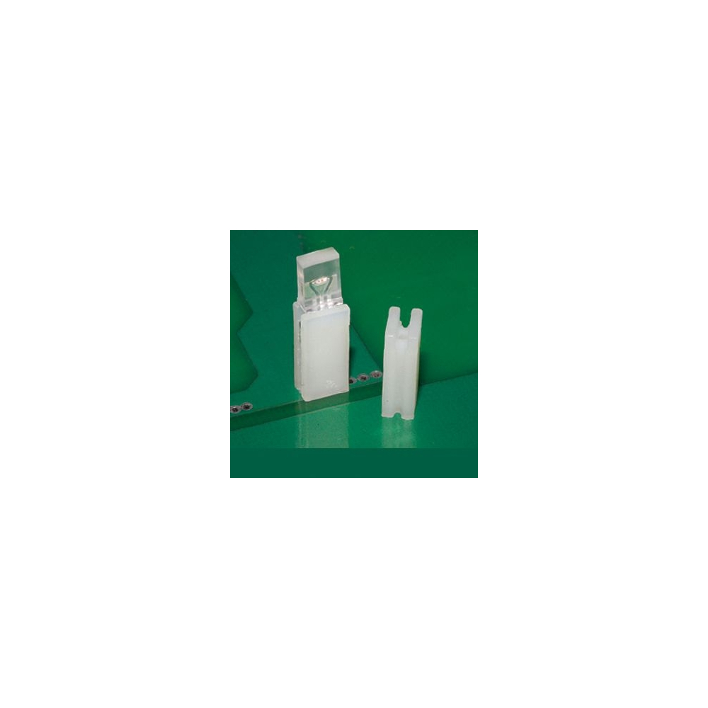 GQLE-4 - 3 pin Quadrate LED Holder | Gecko Fastener GmbH