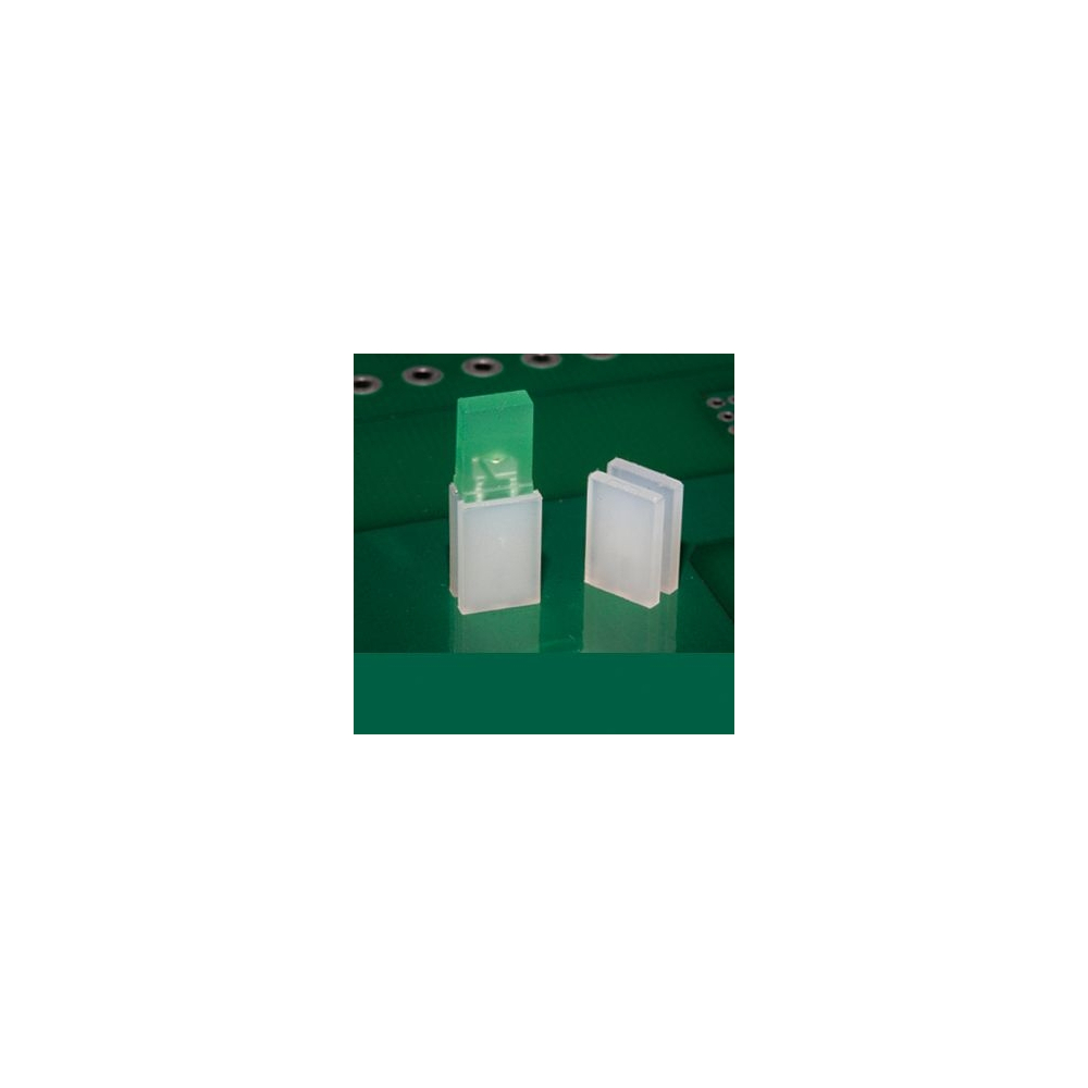 GQLE-8LR - 3-pin square LED holder | Gecko Fastener GmbH