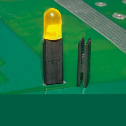 GEDE-3A - 4 pin Quadrate LED Holder | Gecko Fastener GmbH 2