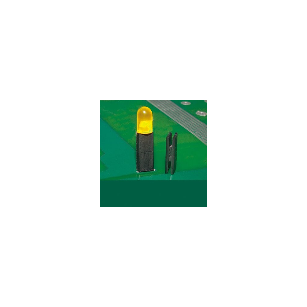 GEDE-3A - 4-pins vierkante LED-houder | Gecko Fastener GmbH