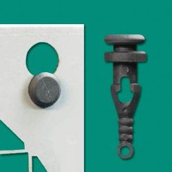 GSR-21RK - Rivet à encliqueter anti-vibrations pour ventilateur | Gecko Fastener GmbH 2