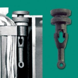 GSR-21Y - Rivetto a scatto antivibrazioni per ventola | Gecko Fastener GmbH 2