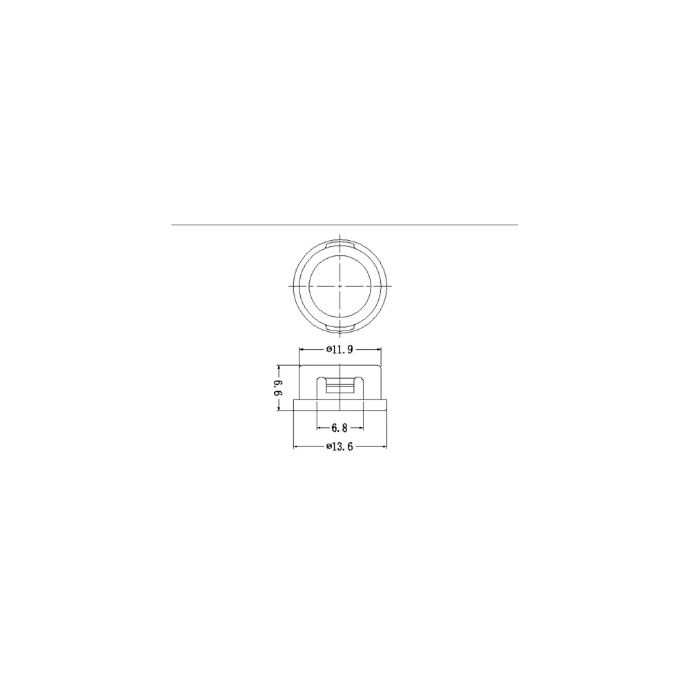 GPGSA-0512 / PGSA-0512 | Grommet open | Gecko Fastener GmbH