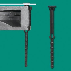 GSRD-4A - Rivetto a scatto antivibrante per ventola | Gecko Fastener GmbH 2