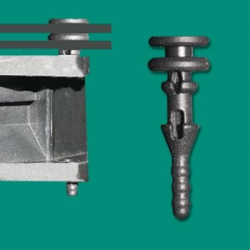 GSRD-4PW - Rivetto a scatto antivibrazioni per ventola | Gecko Fastener GmbH 2