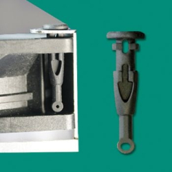 GSRG-3A - Rivet à encliqueter anti-vibrations pour ventilateur | Gecko Fastener GmbH 2