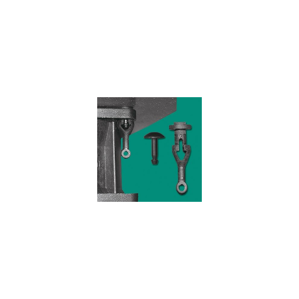 GSRN-4YB - Rivetto a scatto antivibrante per ventola | Gecko Fastener GmbH