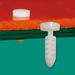 GMB-011 - Clip Canoe, plástico, natural | Gecko Fastener GmbH 2
