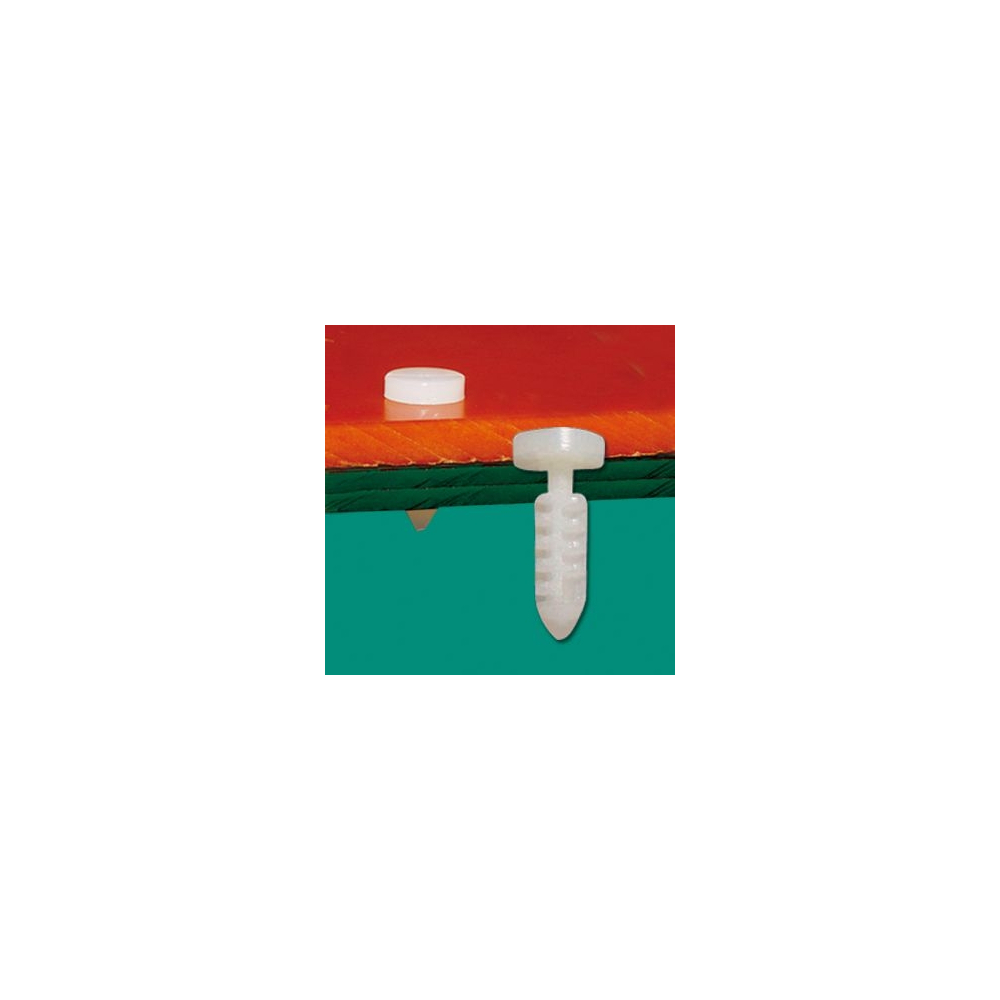 GMB-011 - Canoe Clip, Plastic, Natural | Gecko Fastener GmbH