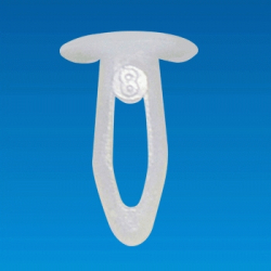GMB-01F - Canoe Clip, Plastic, Natural | Gecko Fastener GmbH