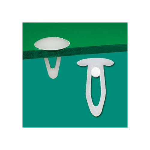 GMB-01F - Canoe Clip, plastique, naturel | Gecko Fastener GmbH