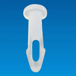GMB-05F - Canoe Clip, Plastic, Natural | Gecko Fastener GmbH