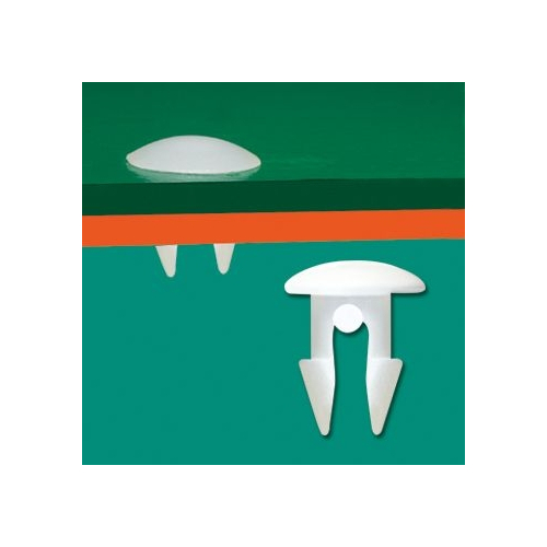 GMB-08M - Kano-clip, kunststof, naturel | Gecko Fastener GmbH