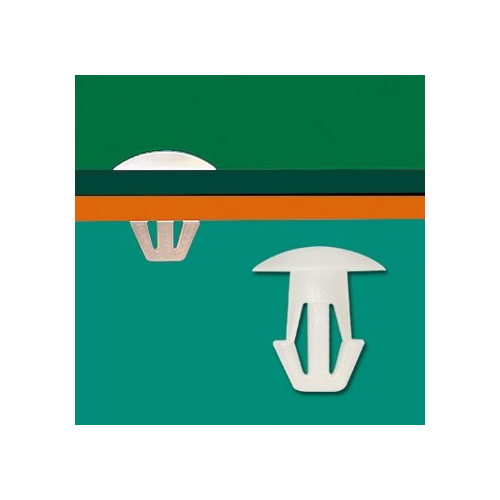 GMB-08P - Clip per canoa, plastica, colore naturale | Gecko Fastener GmbH